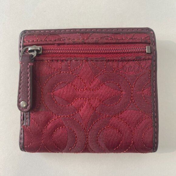 Coach Quilted Monogram BiFold Wallet - Picture 3 of 6